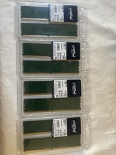 4 Pk Crucial BRAND NEW 16GB (8GBx2) DDR4 3200 MHz CL22 RAM UDIMM Memory Modules picture