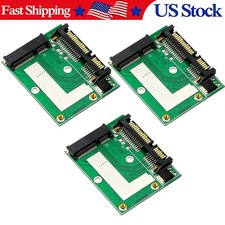 3x mSATA SSD to 2.5'' SATA 6.0 Gps Adapter Converter Card Module Board Pad Pcie picture