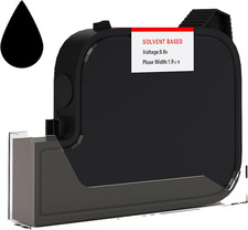 Original 42Ml Black Quick Dry Solvent Ink Cartridge Replacement for Desktop Inkj picture