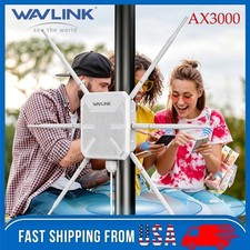 WAVLINK 2026 AX3000 Outdoor WiFi 6 Extender Up to 300 Meters for Garage Yard RV picture