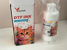Yitentek Low-Sediment White DTF Ink for PET Film, 500 mL Refill, EXP 7/8/27 picture