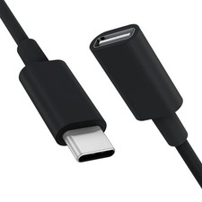 CONMDEX USB C Extension Cable for Mag- Safe Charger PS5 6.6 ft, Black picture