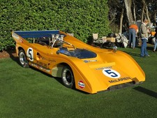Cars 1971 mclaren m8f race racing car vehicle classic Desk Mat Stitched picture