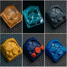 Cyberpunk Artisan Resin Keycap Handmade Custom MX Cherry Mechanical Keyboard picture