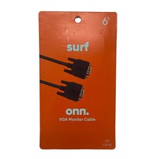 Surf Onn VGA Monitor Cable 6ft picture