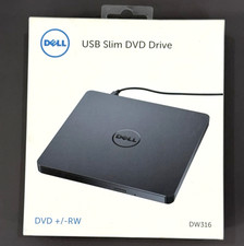 Genuine Dell Slim External DVD Drive DW316 DVD±RW DVD-RAM Drive 14mm Thickness picture