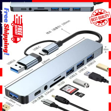 8 in 1 USB-C Hub Type C To USB 3.0 4K HDMI PD Adapter For iPhone Macbook Pro/Air picture