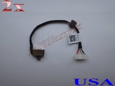 2x DC Power Jack Socket Connector Cable Harness For Dell Inspiron 15 5551  picture