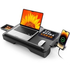 New Best SAIJI Laptop Lap Desk, Portable Desk for Bed - Fits Up to 17