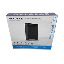 Brand New Netgear WNR2000 N300 4 Ports Wireless WiFi Router Open Box picture