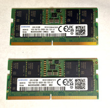 Samsung 32GB Total.  1Rx8 PC5-5600B DDR5 5600MHz SODIMM Laptop Memory 2x16gb picture