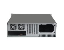 3U Short-Rack MATX Industrial PC with ATX  Power Supply and Temperature Display picture