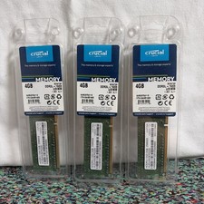 Lot Of 3 Crucial CT51264BD160B 16GB (4GBx3) DDR3L-1600 UDIMM RAM memory  picture