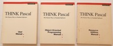 VINTAGE 1990 THINK Pascal  SYMANTEC COMPLETE SET 1-3 VOL USER MANUAL PROGRAMMING picture