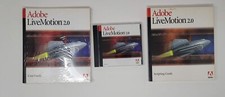 Adobe LiveMotion 2.0 Software Windows-Mac W/Serial # & User Guide & Scripting picture