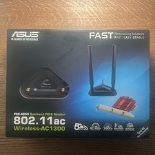 ASUS PCE-AC56 Dual Band PCI-E  WIFI Adapter 802.11AC AC1300 (Used) picture