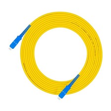 30Meters 100ft SC to SC Fiber Optic Cable Jumper Optical Patch Cord Simplex S... picture