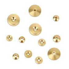 12pcs Brass Clock Hand Nut Assortment, Grandfather Clock Parts picture