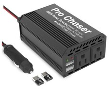400W Car Power Inverter 12V DC to 110V AC 6.2A Black 6.2A Car Truck RV Inverter picture