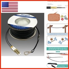Bangun 75m OM3 LC to LC Outdoor Armored Fiber Optic Cable 50/125 Black picture