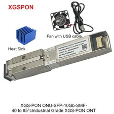 10G XGSPON ONU Stick with Mini Fan & 8311 firmware 20KM SC/APC 1270/1577nm  picture