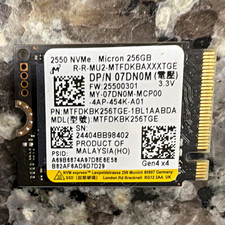 Micron 2550 256GB M.2 NVMe PCIe Gen4 x4 Internal SSD for Laptop/PC picture