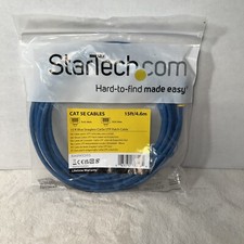 StarTech 15 ft Cat 5e UTP Molded Patch Cable - Blue picture