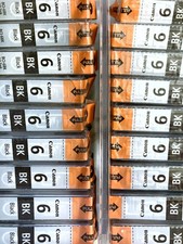 Genuine Canon OEM BCI-6 Black Ink Cartridge BCI-6BK Lot i9900. Sealed. No Box. picture