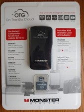 Monster Digital On The Go Cloud 8GB Storage w/ 8GB SD Card New picture