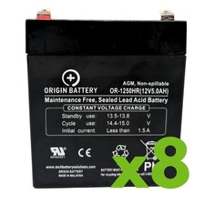 For APC SMT3000RM2U RBC43 UPS Replacement Battery Kit 12V 5Ah SLA AGM 8 Pack picture
