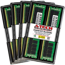 A-Tech 256GB 8x 32GB 2Rx4 PC4-23400R RDIMM DDR4 2933 ECC REG Server Memory RAM picture