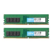 New Crucial 32GB (2X16GB) DDR4 2133MHz PC4-17000 UDIMM Memory Ram CT16G4DFD8213 picture