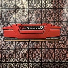 G.SKILL Ripjaws V 16GB (1x16GB) DDR4 2400 CL15 RAM F4-2400C15D-32GVR Desktop PC picture