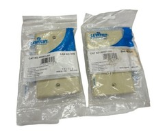 Leviton 40981-00I F-Connector Flush Mount Wallplate (LOT OF 2) 🔥Fast Shipping🔥 picture