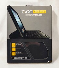 NEW ZaggKeys ProFolio BLACK Case Keyboard for Apple iPad 2 / 3 / 4 Gen zagg picture
