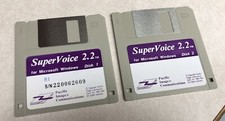 2 Hard Disk SuperVoice 2.2 for Windows Pacific Image Super Voice New Vintage picture