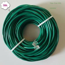 RJ11 RJ12 CAT5e Green DSL Telephone Data Cable for Centurylink, AT$T, Frontier . picture