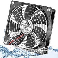 12V DC 120mm Waterproof High-Speed Brushless Cooling Fan for Outdoor Use picture
