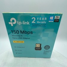 TP-Link TL-WN725N Wireless N Nano USB Adapter 150Mbps WiFi Dongle Black/Gold picture