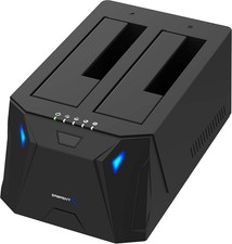 USB 3.0 to SATA I/II/III Dual Bay External Hard Drive Docking Station for 2.5 picture