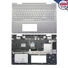 New For HP Envy X360 15-CN 15M-CN0012DX Palmrest Upper Case Backlit Keyboard US picture