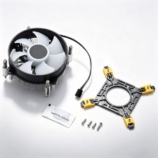 Rainbow RGB CPU Cooler Fan, Aluminum Heatsink, 9cm Fan for LGA 115X/1200/1366 picture