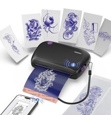 Wormhole Tattoo Stencil Printer 4in Portable Tattoo Printer, Bluetooth MHT-M5 picture