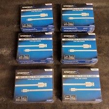 Sabrent CB-M63W 6-Pack Micro USB Cables USB 2.0 A Male to Micro B Lot of 36 pcs picture