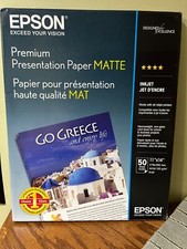 Epson - S041468 - Premium Matte Presentation Paper, 44 lbs., 11 x 14, 50 Sheets picture