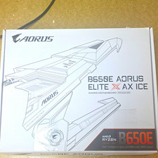 GIGABYTE B650E AORUS ELITE X AX ICE AM5 ATX DDR5 Gaming Motherboard *for parts* picture