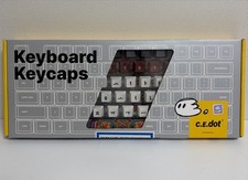 C.E.Dot White Dancheong PBT Keycaps only Dye Sublimation Korean Art Theme picture