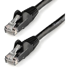 StarTech N6PATCH20BK 20ft CAT6 Ethernet Cable - Black Snagless Gigabit picture