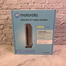Motorola MB8600 DOCSIS 3.1 Ultra Fast Cable Modem, Black - Tested ✅ picture
