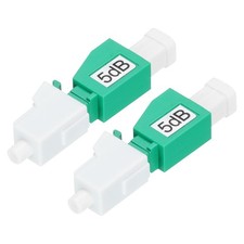 2PCS Fiber Attenuator 5dB LC/APC, Single Mode Fixed Male to Female Attenuator picture